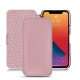 Capa em pele Apple iPhone 13 Pro - Rose PU