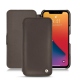 Funda de piel Apple iPhone 13 Pro - Gris Veggie