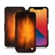 Capa em pele Apple iPhone 13 Pro Max - Fauve Patine