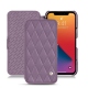 レザーケース Apple iPhone 13 Pro Max - Lilas - Couture ( Nappa - Pantone 2645U ) 