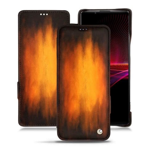 Cover elegante e alla moda per Sony Xperia 1 IIIFauve Patine