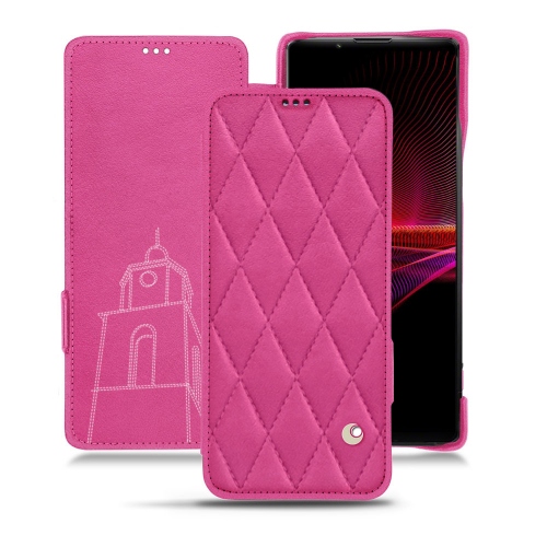 索尼Xperia 1 III时尚优雅的保护套Rose BB - Couture ( Pantone #DB599F )