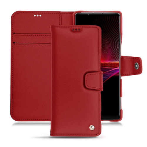 Funda Premium para Sony Xperia 1 IIIRouge ( Nappa - Pantone #d50032 ) 