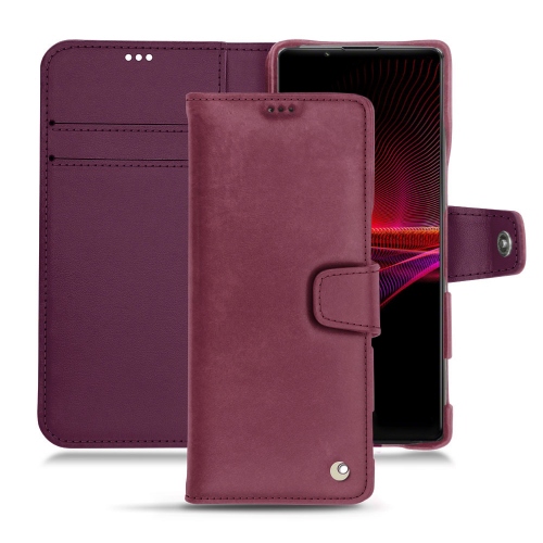 Housse de première qualité pour Sony Xperia 1 IIIPrune vintage ( Pantone #612434 ) 