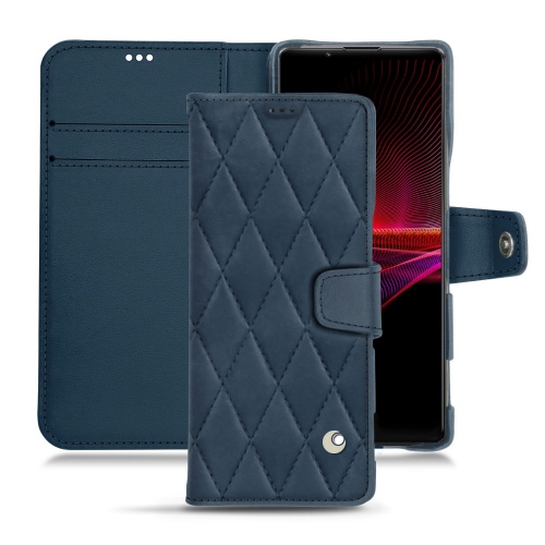 Cover premium per Sony Xperia 1 IIIJean vintage - Couture ( Pantone #2f414f  ) 