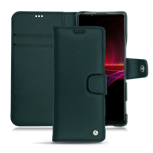Housse de première qualité pour Sony Xperia 1 IIIVert séduisant ( Pantone #1d3c34 ) 