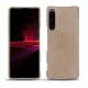 Funda de piel Sony Xperia 1 III - Taupe vintage ( Pantone 7530C ) 