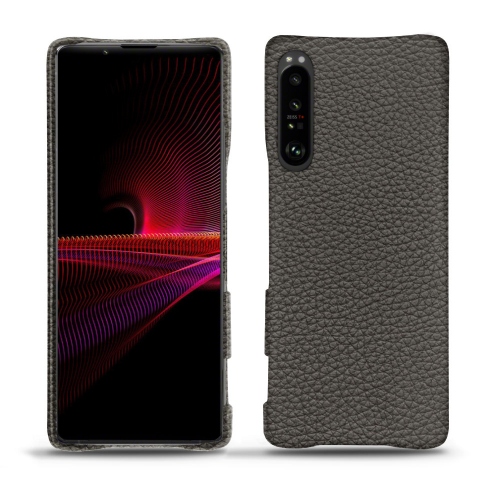 Gusci posteriori in pelle per Sony Xperia 1 IIIAnthracite ( Pantone #41403c ) 