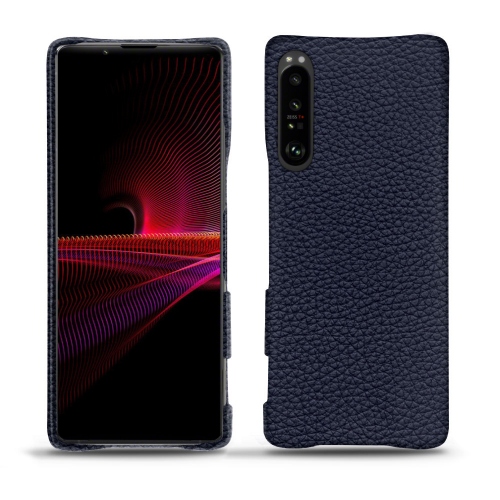 Gusci posteriori in pelle per Sony Xperia 1 IIICobalt ( Pantone #2b253f ) 
