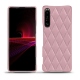 Lederschutzhülle Sony Xperia 1 III - Rose - Couture ( Nappa - Pantone 2365C ) 