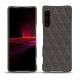 Capa em pele Sony Xperia 1 III - Anthracite - Couture ( Pantone 424C ) 