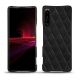 Funda de piel Sony Xperia 1 III - Negre poudro - Couture