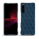 硬质真皮保护套 Sony Xperia 1 III - Blu mediterran - Couture