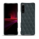 硬质真皮保护套 Sony Xperia 1 III - Blu marino - Couture