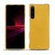 Sony Xperia 1 III leather cover - Jaune soulèu