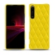 硬质真皮保护套 Sony Xperia 1 III - Jaune fluo - Couture