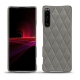 Capa em pele Sony Xperia 1 III - Acier vintage - Couture