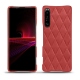 Lederschutzhülle Sony Xperia 1 III - Cerise vintage - Couture