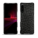 Lederschutzhülle Sony Xperia 1 III - Autruche nero