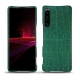Funda de piel Sony Xperia 1 III - Crocodile pino