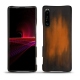 Custodia in pelle Sony Xperia 1 III - Marron Patine