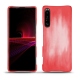 Sony Xperia 1 III leather cover - Rose Patine