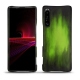 Lederschutzhülle Sony Xperia 1 III - Vert Patine