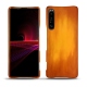 Funda de piel Sony Xperia 1 III - Orange Patine