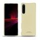 Funda de piel Sony Xperia 1 III - Beige PU