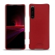 Lederschutzhülle Sony Xperia 1 III - Rouge PU