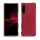 硬质真皮保护套 Sony Xperia 1 III - Rouge passion