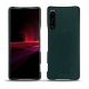 Coque cuir Sony Xperia 1 III - Vert séduisant