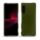Sony Xperia 1 III leather cover - Vert Veggie