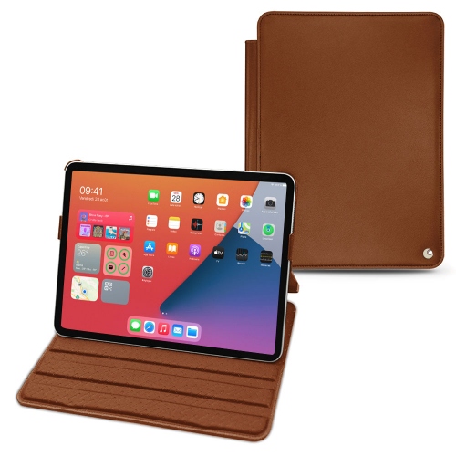 Stylish leather cases for Apple iPad mini 6Marron ( Nappa - Pantone #8B4720 ) 