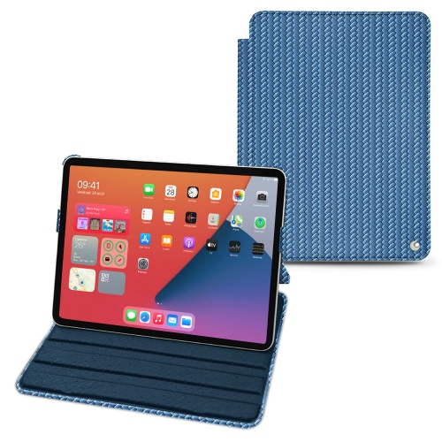 Elegantes fundas de piel para el iPad mini 6 de AppleAbaca ishia ( Pantone #395775 ) 