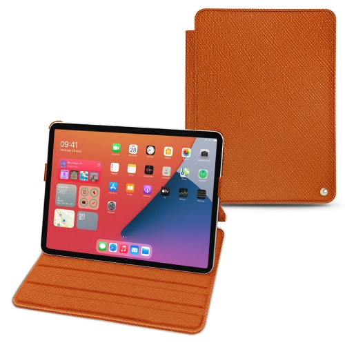 Elegantes fundas de piel para el iPad mini 6 de AppleOrange vibrant ( Pantone #e36b39 ) 