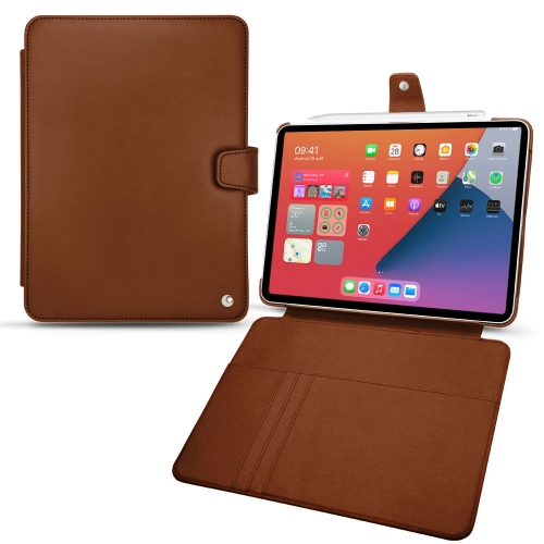 Des housses en cuir pour Apple iPad mini 6Marron ( Nappa - Pantone #8B4720 ) 