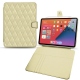 Custodia in pelle Apple iPad mini 6 - Beige - Couture ( Nappa - Pantone 7502C ) 