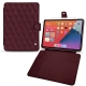 Funda de piel Apple iPad mini 6 - Lie de vin - Couture ( Pantone 5115C ) 