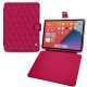 Apple iPad mini 6 leather case - Rose fluo - Couture