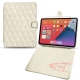 Lederschutzhülle Apple iPad mini 6 - Blanc escumo - Couture