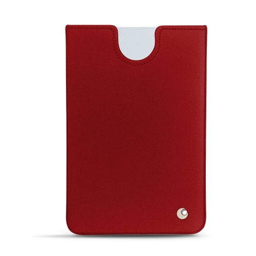 Leather Pockets for Microsoft Surface Duo 2Rouge ( Nappa - Pantone #d50032 ) 