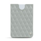 Custodia in pelle Microsoft Surface Duo 2 - Gris - Couture ( Nappa - Pantone W428C ) 