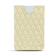 가죽 커버 Microsoft Surface Duo 2 - Ivoire - Couture ( Sleek P C12 - White ) 
