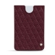 가죽 커버 Microsoft Surface Duo 2 - Lie de vin - Couture ( Pantone 5115C ) 
