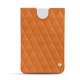 Pochette cuir Microsoft Surface Duo 2 - Mandarine vintage - Couture