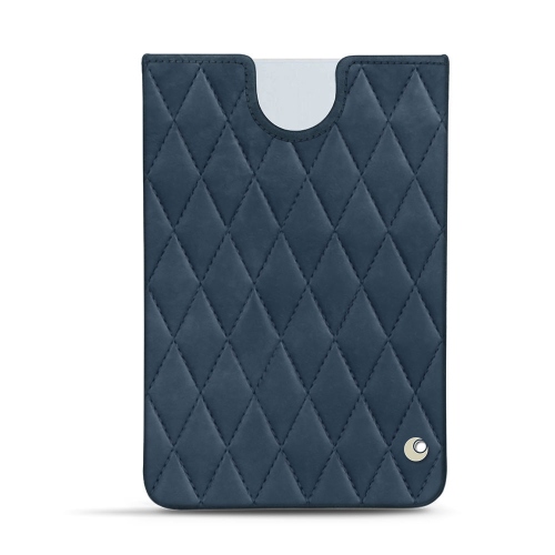 Tasche in pelle per Microsoft Surface Duo 2Jean vintage - Couture ( Pantone #2f414f  ) 