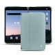 Microsoft Surface Duo 2 leather cover - Bleu ciel ( Nappa - Pantone 277C ) 