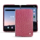 Microsoft Surface Duo 2 leather cover - Serpent ciclamino