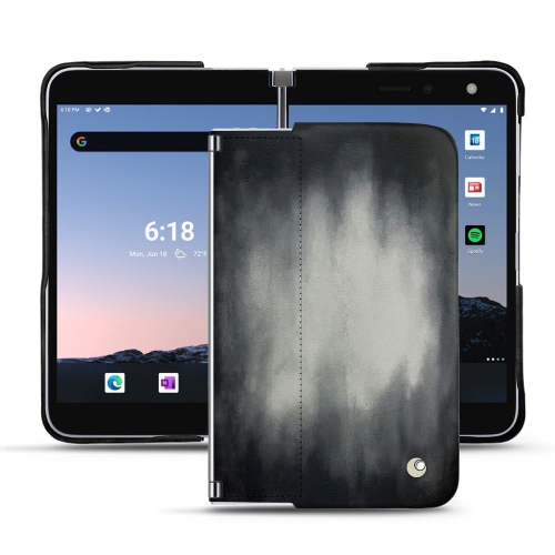 Estojo de luxo Noreve para Microsoft Surface Duo 2Gris Patine
